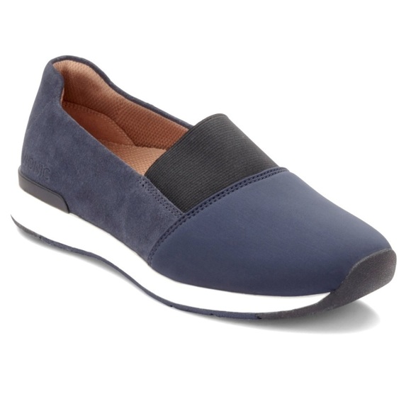 Vionic Cameo Navy Slip-on Walking Sneakers Orthotic Loafers Footbed Size 9 - Picture 1 of 14
